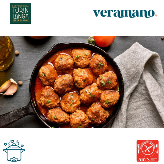 Polpette di carne di razza piemontese
