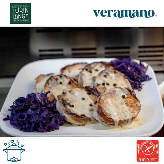 Rollè di pollo farcito con spinaci,brie e albicocca