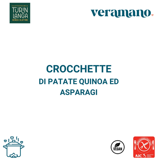 Crocchette di patate quinoa e asparagi